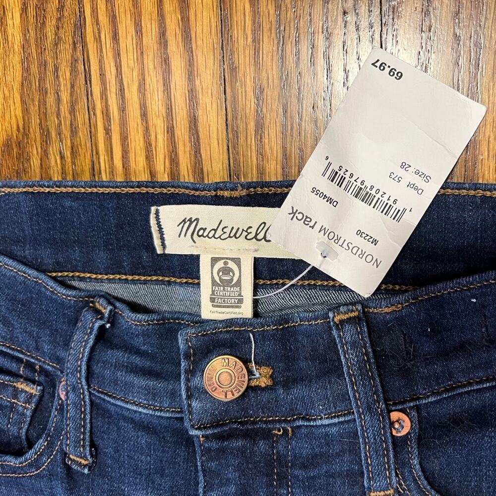 NWT Madewell 10" High-Rise Skinny Jeans 28